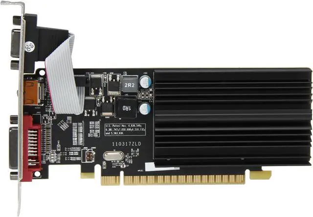Alt view image 3 of 5 - XFX One R-Series Radeon HD 5450 1GB DDR3 PCI Express 2.1 Low Profile Ready Graphics Card ON-XFX1-PLS2