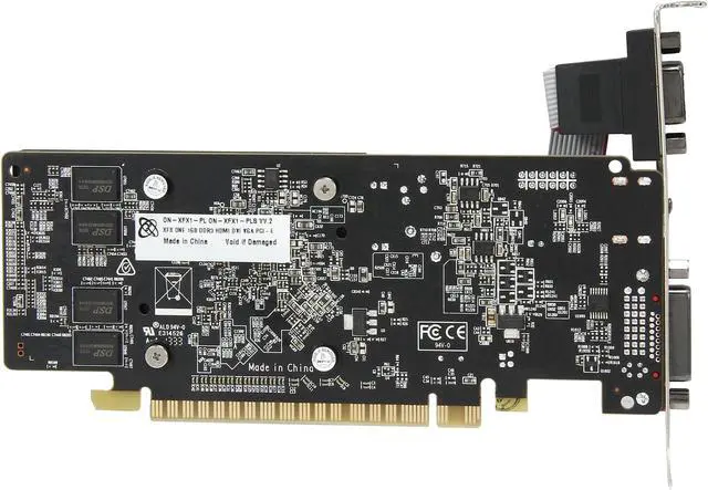 Alt view image 4 of 5 - XFX One R-Series Radeon HD 5450 1GB DDR3 PCI Express 2.1 Low Profile Ready Graphics Card ON-XFX1-PLS2