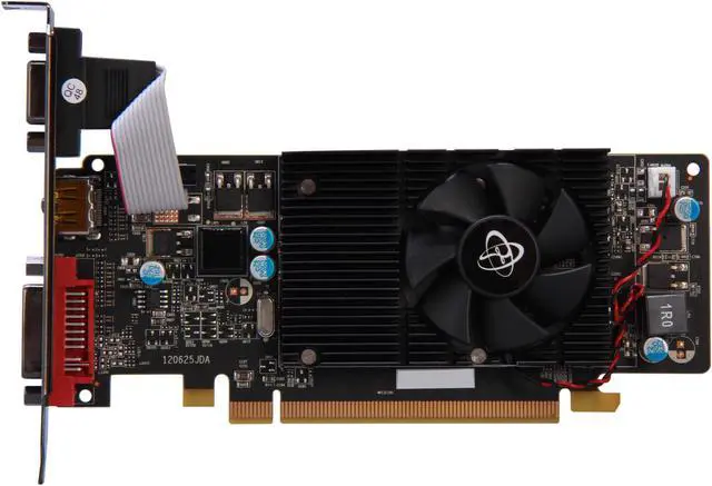 Alt view image 3 of 5 - XFX Radeon HD 6570 2GB DDR3 PCI Express 2.1 Low Profile Ready Graphics Card HD-657X-CLF2