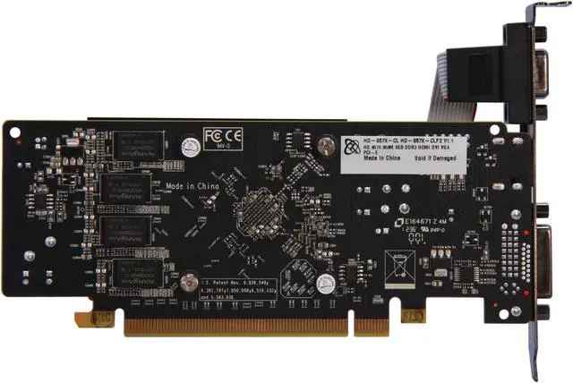Alt view image 4 of 5 - XFX Radeon HD 6570 2GB DDR3 PCI Express 2.1 Low Profile Ready Graphics Card HD-657X-CLF2
