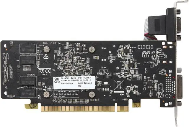 Alt view image 4 of 5 - XFX One R-Series Radeon HD 5450 A12 2GB DDR3 PCI Express 2.1 Low Profile Ready Graphics Card ON-XFX1-DLX2