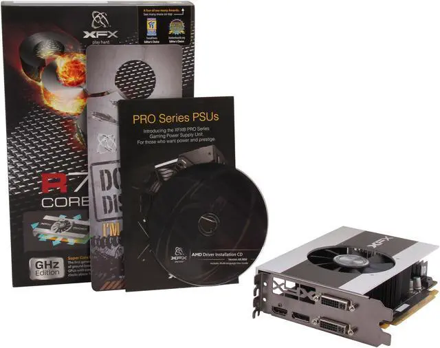 Alt view image 6 of 6 - XFX Radeon HD 7770 1GB DDR5 PCI Express 3.0 x16 CrossFireX Support Graphics Card FX-777A-ZNJ4