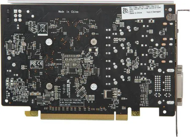 Alt view image 4 of 6 - XFX Radeon HD 7790 1GB DDR5 Graphics Card FX779AZNJ4