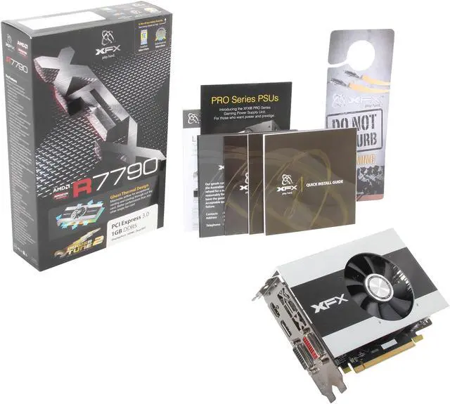 Alt view image 6 of 6 - XFX Radeon HD 7790 1GB DDR5 Graphics Card FX779AZNJ4