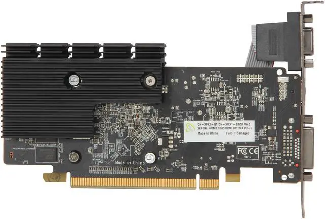 Alt view image 4 of 5 - XFX Radeon HD 5450 512MB DDR3 PCI Express 2.1 x16 Low Profile Ready Graphics Card ON-XFX1-STDR