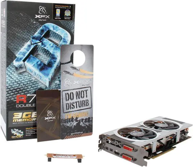 Alt view image 6 of 6 - XFX Double D FX-795A-TDKC Radeon HD 7950 Black Edition 3GB 384-bit GDDR5 PCI Express 3.0 CrossFireX Support Video Card