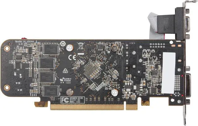 Alt view image 5 of 5 - XFX Radeon R7 240 2GB DDR3 PCI Express 3.0 Low Profile Ready Graphics Card R7-240A-CLF2