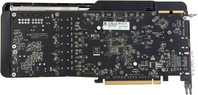 Alt view image 5 of 7 - XFX Radeon R9 280X 3GB GDDR5 PCI Express 3.0 x16 CrossFireX Support Graphics Card R9-280X-TDFD