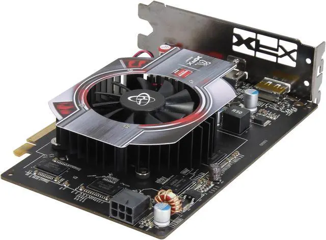 Alt view image 5 of 6 - XFX Radeon HD 6750 1GB DDR3 PCI Express 2.1 Graphics Card HD-675X-ZDFR