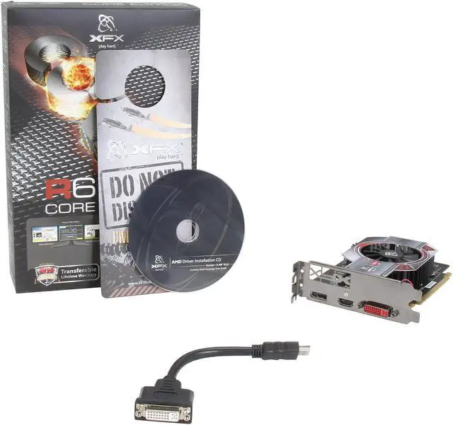Alt view image 6 of 6 - XFX Radeon HD 6750 1GB DDR3 PCI Express 2.1 Graphics Card HD-675X-ZDFR