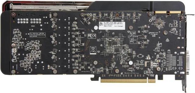 Alt view image 4 of 6 - XFX Radeon R9 280X 3GB GDDR5 PCI Express 3.0 x16 CrossFireX Support Graphics Card R9-280X-TDBD