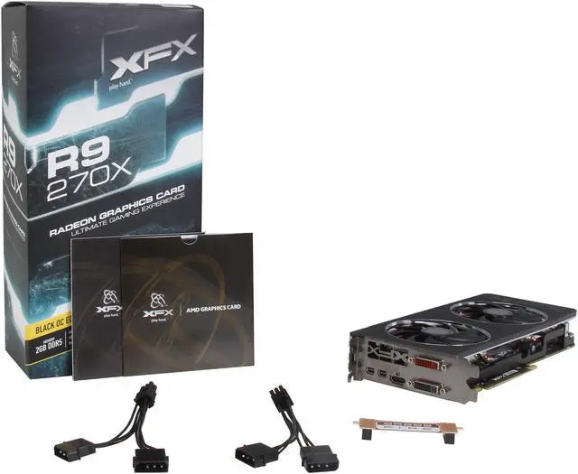 Alt view image 6 of 6 - XFX Radeon R9 270X 2GB GDDR5 PCI Express 3.0 CrossFireX Support Graphics Card R9-270X-CDBC
