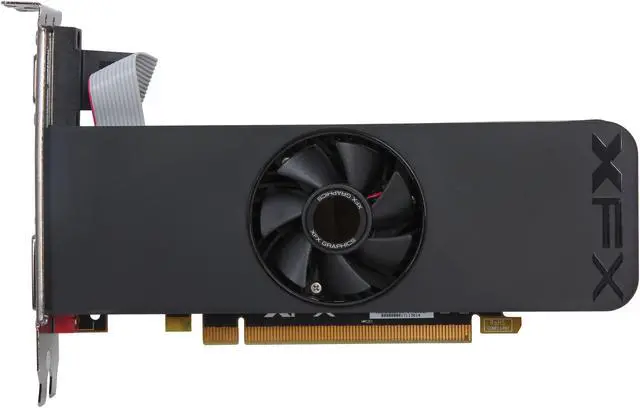 Alt view image 3 of 5 - XFX Core Edition Radeon R7 240 4GB DDR3 PCI Express 3.0 CrossFireX Support Low Profile Ready Graphics Card R7-240A-ELF4