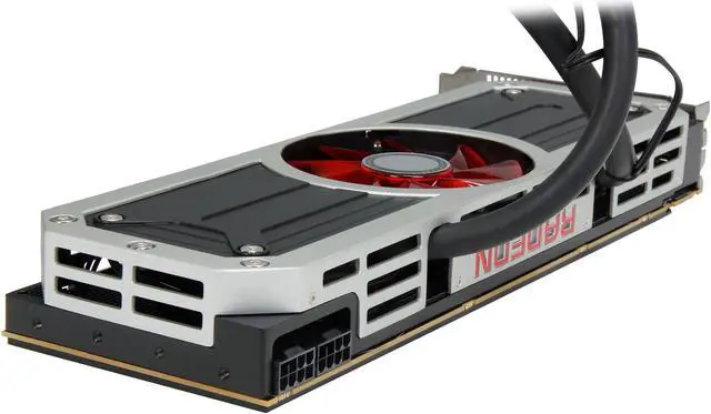 Alt view image 5 of 6 - XFX Core Edition Radeon R9 295x2 8GB GDDR5 PCI Express 3.0 CrossFireX Support Graphics Card R9-295X-8QFA
