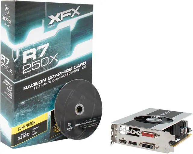 Alt view image 6 of 6 - XFX Radeon R7 250X 2GB DDR3 PCI Express 3.0 x16 Graphics Card R7-250X-CGF4