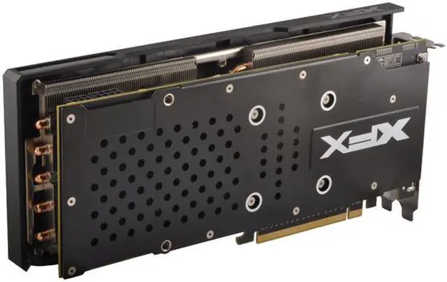 Alt view image 4 of 4 - XFX BLACK Edition Radeon R9 390X 8GB GDDR5 PCI Express 3.0 CrossFireX Support Graphics Card R9-390X-8286
