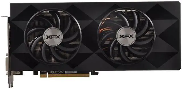 Alt view image 3 of 4 - XFX BLACK Edition Radeon R9 390X 8GB GDDR5 PCI Express 3.0 CrossFireX Support Graphics Card R9-390X-8286