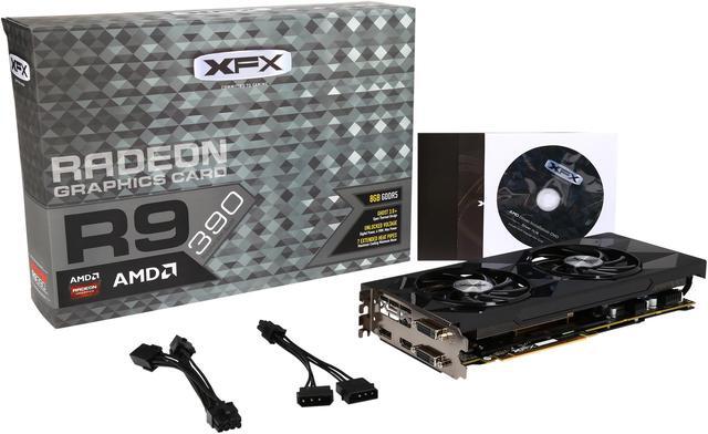 Alt view image 7 of 6 - XFX Radeon R9 390 8GB GDDR5 PCI Express 3.0 CrossFireX Support Graphics Card R9-390P-8256