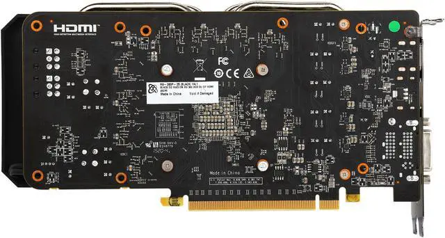 Alt view image 4 of 6 - XFX BLACK Edition Radeon R9 380 2GB GDDR5 PCI Express 3.0 CrossFireX Support Graphics Card R9-380P-2285