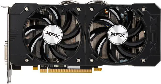 Alt view image 3 of 6 - XFX BLACK Edition Radeon R7 370 2GB GDDR5 PCI Express 3.0 CrossFireX Support Graphics Card R7-370P-2285