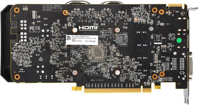 Alt view image 4 of 6 - XFX BLACK Edition Radeon R7 370 2GB GDDR5 PCI Express 3.0 CrossFireX Support Graphics Card R7-370P-2285