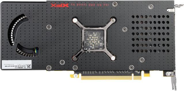 Alt view image 5 of 6 - XFX Radeon RX 480 8GB GDDR5 PCI Express 3.0 CrossFireX Support Graphics Card RX480M8BFA6