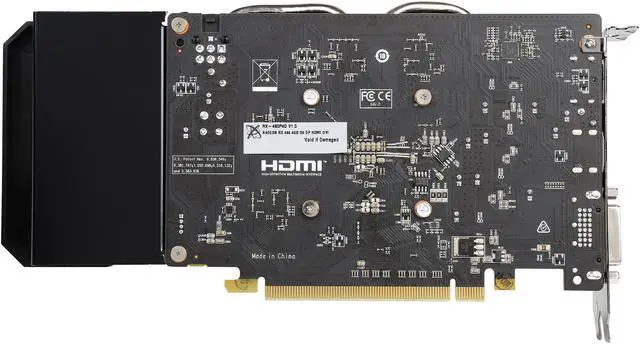 Alt view image 4 of 6 - XFX Radeon RX 460 4GB GDDR5 PCI Express 3.0 CrossFireX Support Graphics Card RX-460P4DFG5