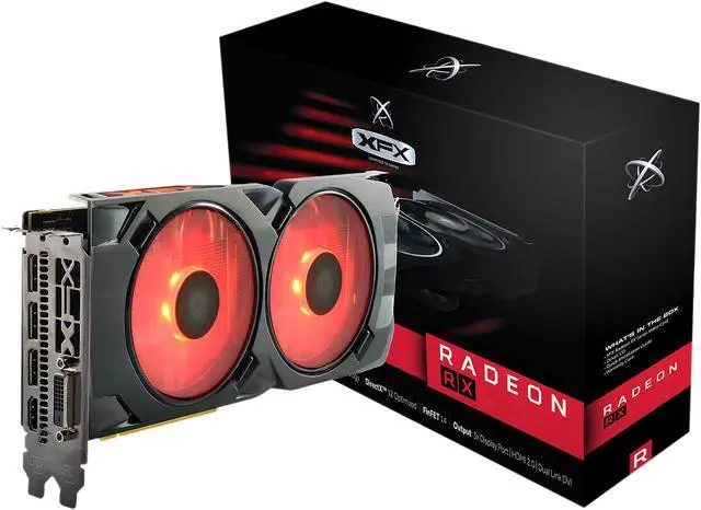 Alt view image 8 of 8 - XFX Radeon RX 480 8GB GDDR5 PCI Express 3.0 CrossFireX Support Graphics Card RX-480P8LFR6