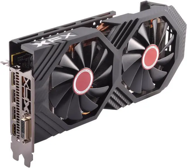 Alt view image 3 of 6 - XFX Radeon RX 580 GTS Black Edition 1405 MHz OC+, 8GB 256-bit GDDR5, DX12 VR Ready, Double Dissipation, Dual BIOS, PCI-E AMD Graphics Card (RX-580P828D6)