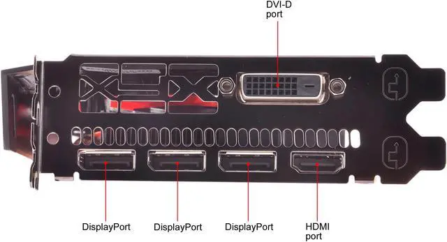 Alt view image 3 of 7 - XFX RS XXX Edition Radeon RX 570 DirectX 12 RX-570P427D6 4GB OC+ 1284 MHz XFX Custom Backplate 256-Bit DDR5 PCI Express 3.0 CrossFireX Support Video Card