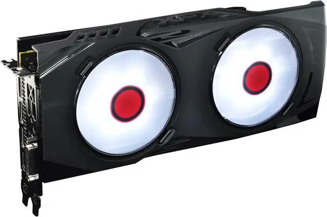 Alt view image 4 of 5 - XFX GTR-S Black Edition Radeon RX 580 DirectX 12 RX-580A8DBW6 8GB OC+ 1450 MHz White LED Fans and XFX Backplate 256-Bit DDR5 PCI Express 3.0 CrossFireX Support Video Card