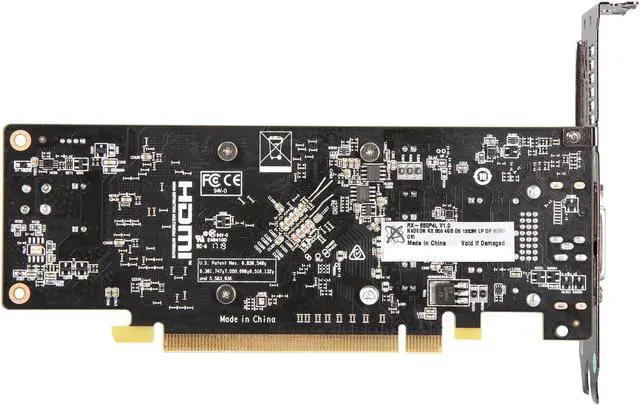 Alt view image 4 of 4 - XFX Radeon RX 550 4GB DDR5 PCI Express 3.0 Graphics Card RX-550P4LFG5