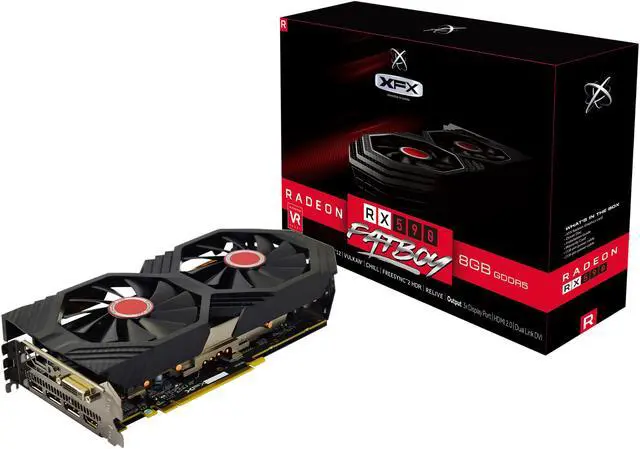 Alt view image 6 of 7 - XFX Radeon RX 590 Fatboy DirectX 12 RX-590P8DFD6 8GB 256-Bit DDR5 PCI Express 3.0 CrossFireX Support Video Card