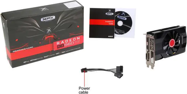 Alt view image 6 of 6 - XFX Radeon RX 560 2GB 128-Bit DDR5 PCI Express 3.0 Video Card, RX-560D2SFG5