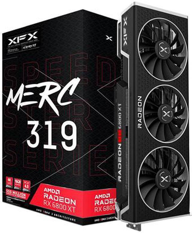 Alt view image 5 of 5 - XFX Speedster MERC319 RX 6800 XT Black Edition Gaming Graphics Card with 16GB GDDR6, HDMI 2.1, 2 x DP, USB-C, AMD RDNA 2