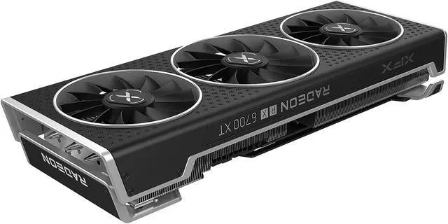 Alt view image 4 of 5 - XFX SPEEDSTER QICK319 AMD Radeon RX 6700 XT CORE Gaming Graphics Card with 12GB GDDR6 HDMI 3xDP, AMD RDNA 2 (RX-67XTYLUDP)