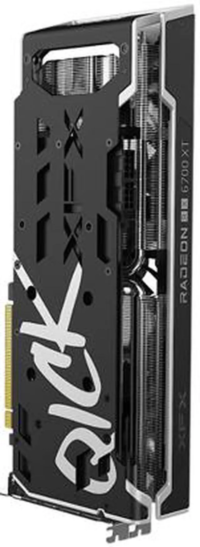 Alt view image 5 of 6 - XFX SPEEDSTER QICK319 AMD Radeon RX 6700 XT BLACK Gaming Graphics Card with 12GB GDDR6, HDMI 3 x DP, AMD RDNA 2