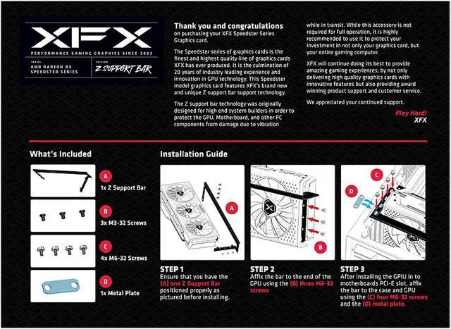 Alt view image 8 of 10 - XFX SPEEDSTER MERC319 AMD Radeon RX 6900 XT LIMITED BLACK Gaming Graphics Card with 16GB GDDR6, AMD RDNA 2, RX-69XTACSD9
