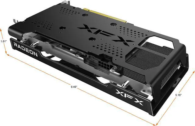Alt view image 4 of 7 - XFX SPEEDSTER SWFT 210 Radeon RX 6600 8GB GDDR6 PCI Express 4.0 Graphics Card RX-66XL8LFDQ