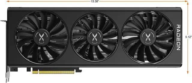 Alt view image 2 of 4 - XFX Speedster SWFT 319 Radeon RX 6900 XT 16GB GDDR6 PCI Express 4.0 Graphics Card RX-69XTAQFD9