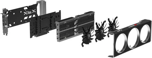 Alt view image 9 of 10 - XFX SPEEDSTER MERC319 Radeon RX 6750 XT 12GB GDDR6 PCI Express 4.0 Graphics Card RX-675XYTBDP