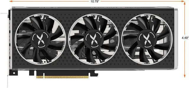 Alt view image 2 of 11 - XFX SPEEDSTER MERC308 Radeon RX 6650 XT 8GB GDDR6 PCI Express 4.0 Graphics Card RX-665X8TBDY