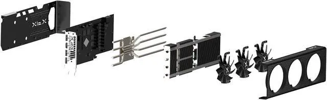 Alt view image 8 of 8 - XFX SPEEDSTER QICK308 Radeon RX 6650 XT 8GB GDDR6 PCI Express 4.0 Graphics Card RX-665X8LUDY