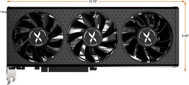Alt view image 2 of 8 - XFX SPEEDSTER QICK308 Radeon RX 6650 XT 8GB GDDR6 PCI Express 4.0 Graphics Card RX-665X8LUDY