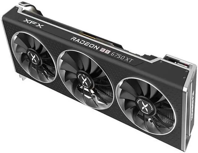 Alt view image 5 of 6 - XFX SPEEDSTER QICK319 Radeon RX 6750 XT 12GB GDDR6 PCI Express 4.0 ATX Video Card RX-675XYLUDP