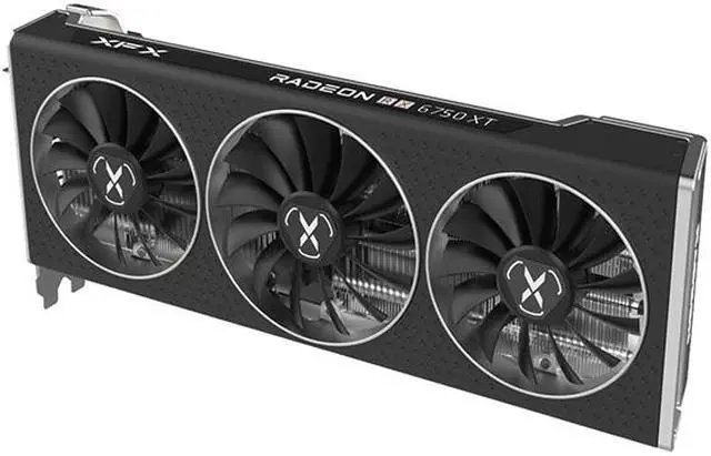 Alt view image 3 of 6 - XFX SPEEDSTER QICK319 Radeon RX 6750 XT 12GB GDDR6 PCI Express 4.0 ATX Video Card RX-675XYLUDP