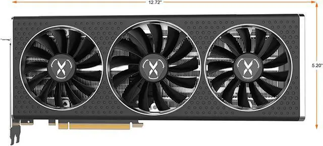 Alt view image 2 of 6 - XFX SPEEDSTER QICK319 Radeon RX 6750 XT 12GB GDDR6 PCI Express 4.0 ATX Video Card RX-675XYLUDP