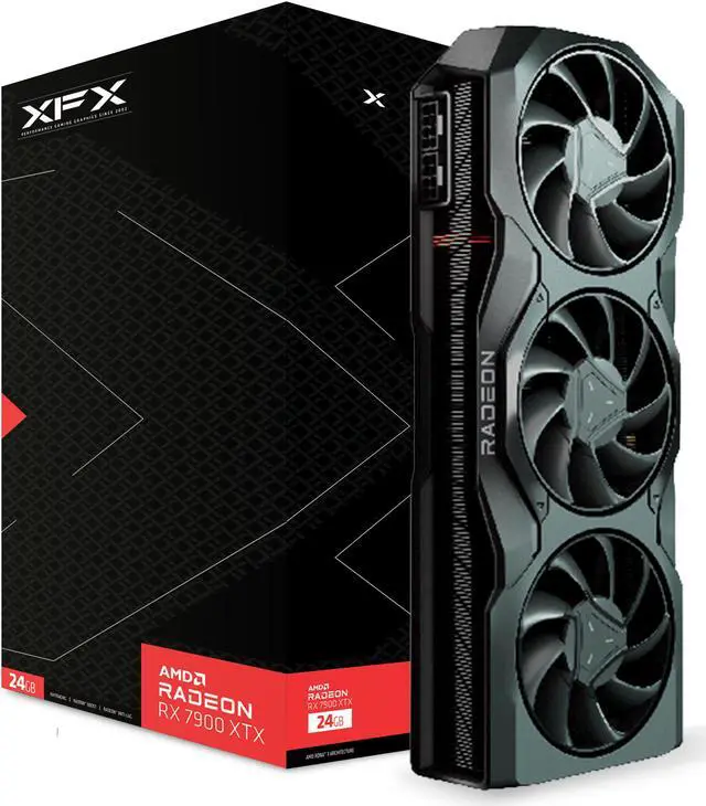 Alt view image 8 of 8 - XFX Gaming Radeon RX 7900 XTX 24GB GDDR6 PCI Express 4.0 x16 Graphics Card RX-79XMBABF9