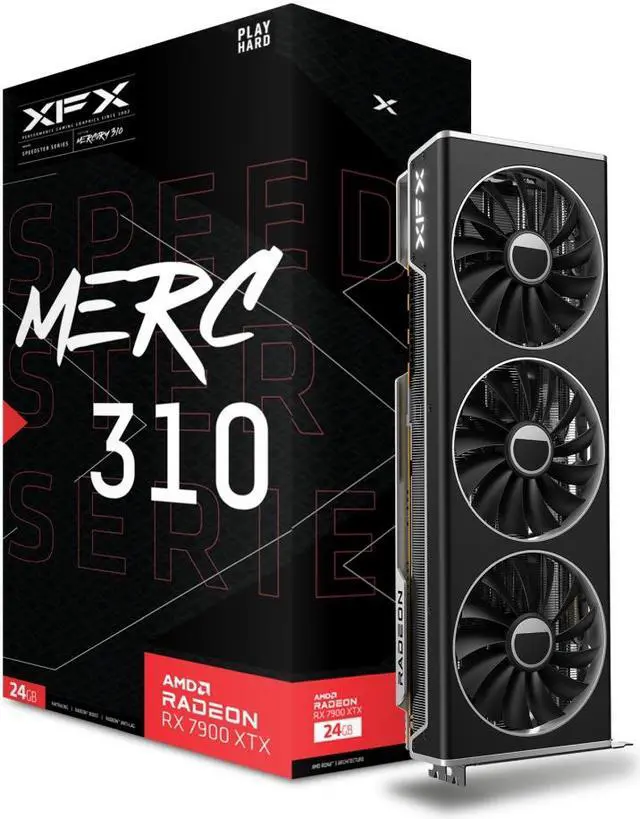 Alt view image 6 of 6 - XFX SPEEDSTER MERC310 Radeon RX 7900 XTX 24GB GDDR6 PCI Express 4.0 x16 Graphics Card RX-79XMERCB9
