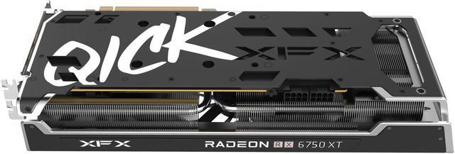 Alt view image 3 of 16 - XFX SPEEDSTER QICK319 RADEON RX 6750 XT CORE Gaming Graphics Card